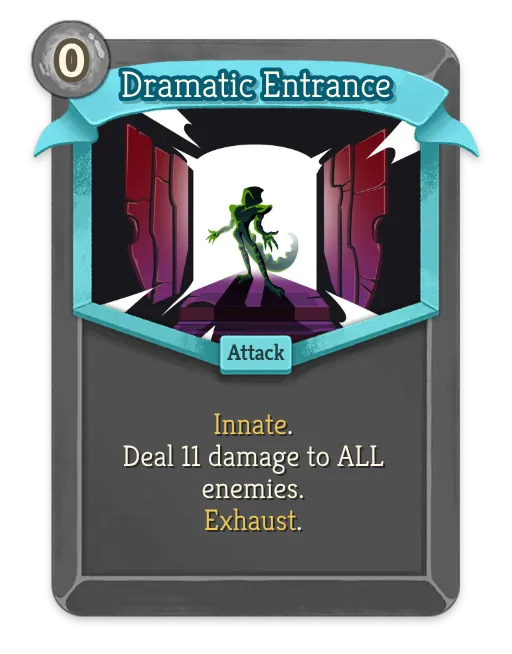 Dramatic Entrance – Colorless Uncommon Attack – Slay the Spire 2