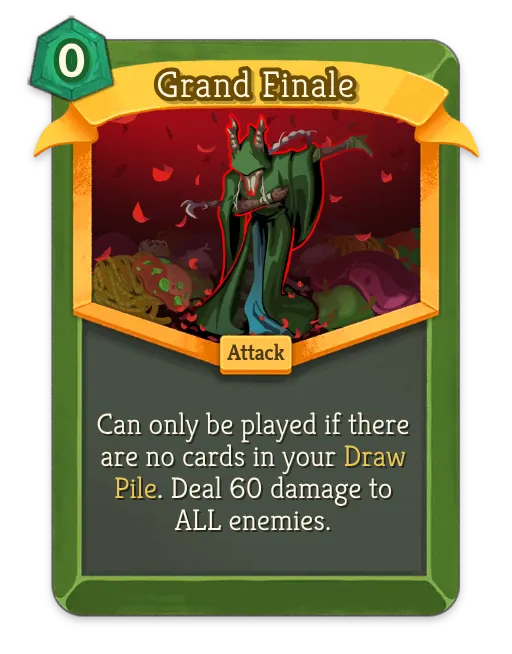 Grand Finale – Silent Rare Attack – Slay the Spire 2 Card