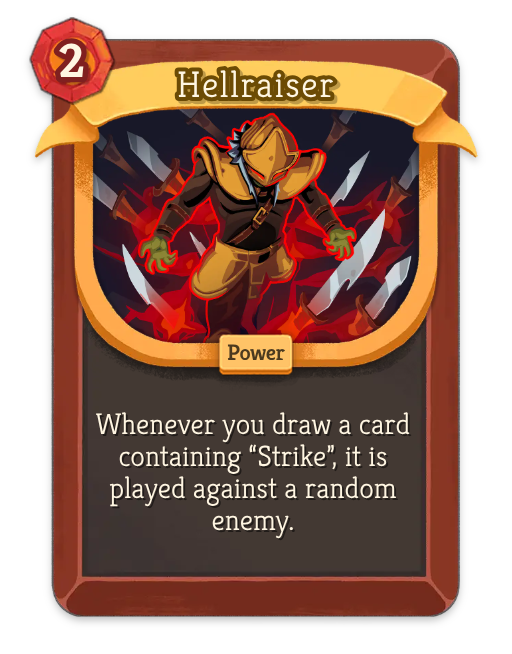 Hellraiser – Ironclad Rare Power – Slay the Spire 2 Card – Untapped.gg