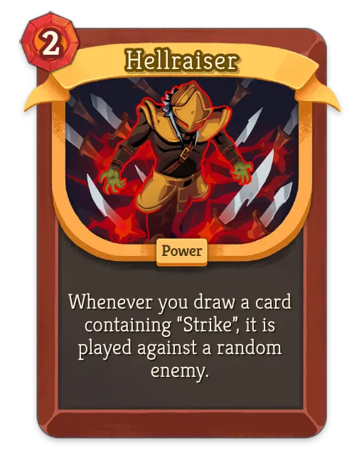 Hellraiser – Ironclad Rare Power – Slay the Spire 2 Card – Untapped.gg