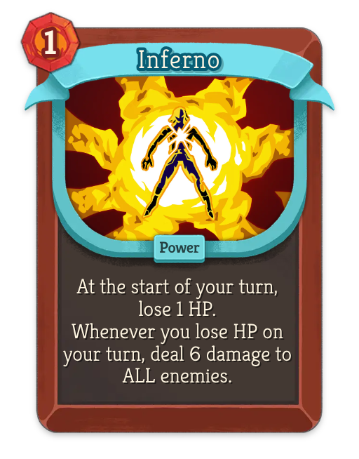 Infernal Blade – Ironclad Uncommon Skill – Slay the Spire 2 Card