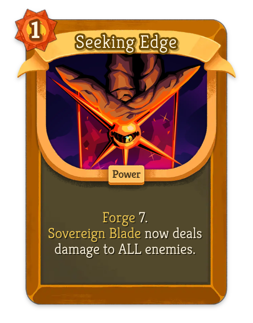 MAYHAVEN スノー・エドワード スペシャルレアカード No.2 Seeking Edge – Regent Rare Power – Slay the Spire 2 Card – Untapped.gg