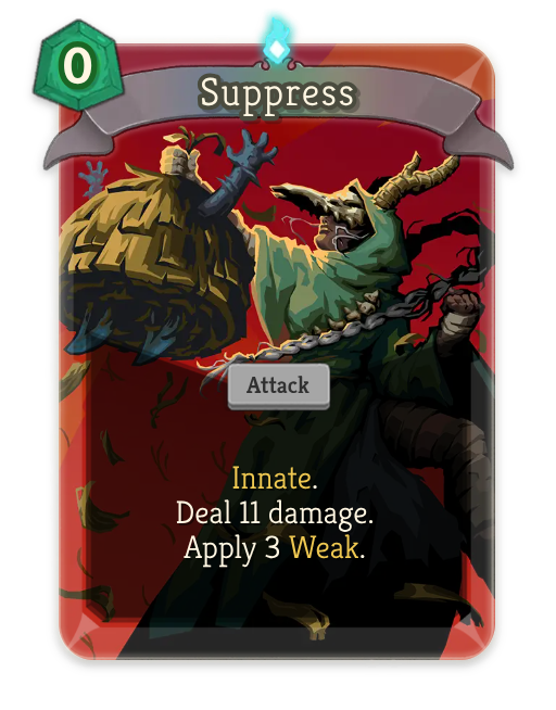 Suppress – Silent Ancient Attack – Slay the Spire 2 Card – Untapped.gg